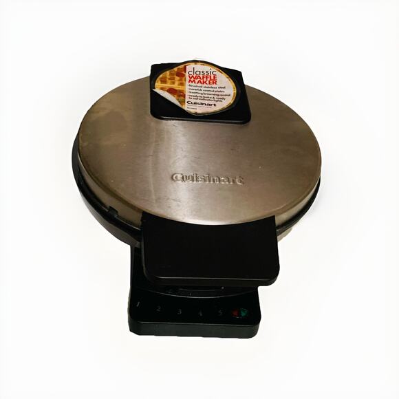 Cuisinart Classic Waffle Maker Model WMR-CA Setting Control Knob Missing Tested - Picture 2 of 6